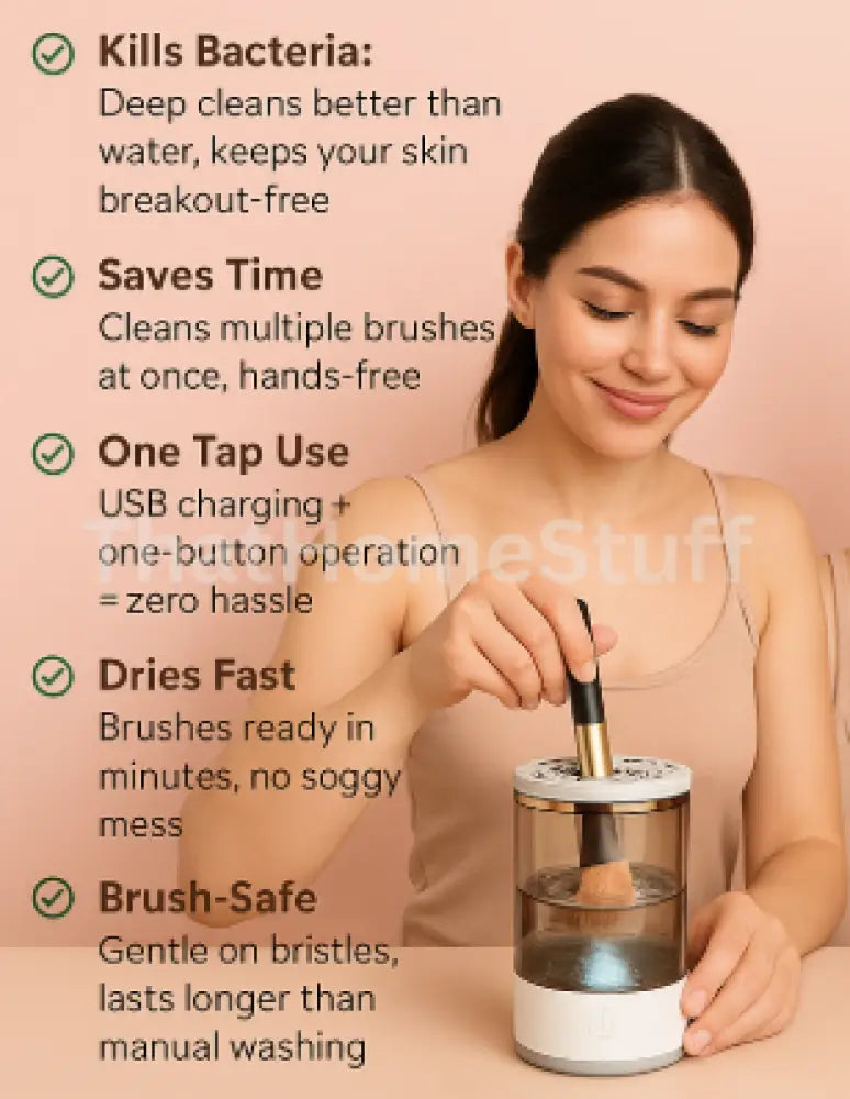 CleanO™ | 4 in 1 Smart Makeup Brush Cleaner