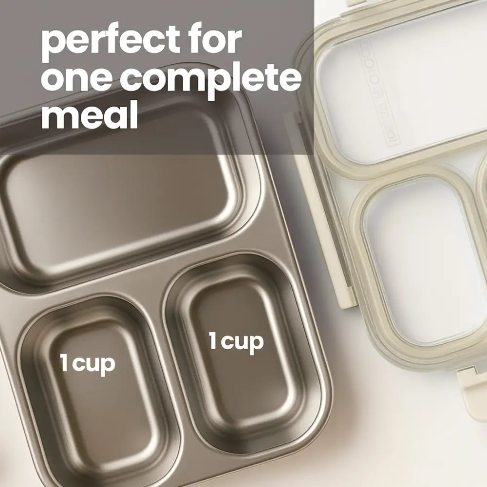 HomeStuff Kids Bento Lunch Box – Made for Little Appetites & Big School Days