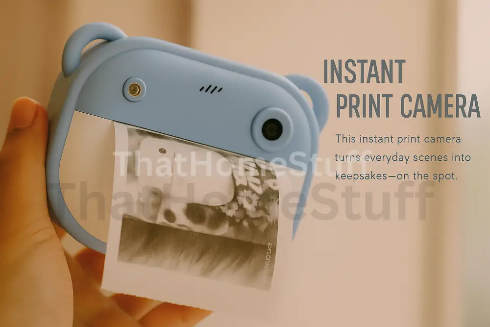Printo - Retro Print Camera Blue