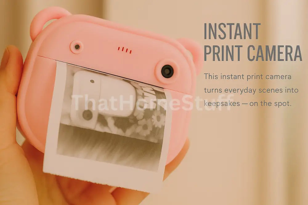 Printo - Retro Print Camera Pink