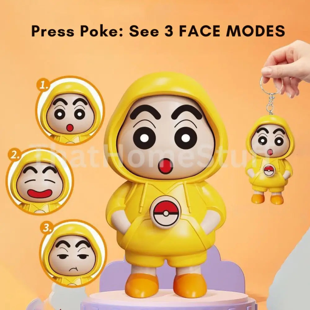 Shin-chan Keychain | Gift Collections Yellow